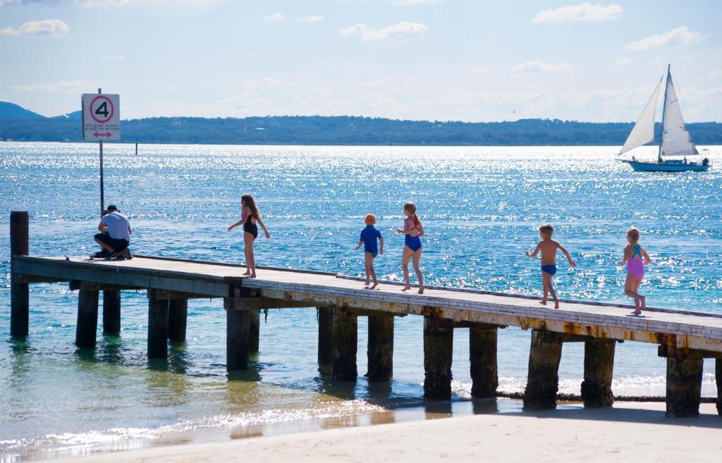 Marty'S @ Little Beach Nelson Bay Exteriör bild